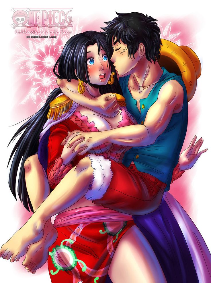 Boa Hancock and Luffy by RocherKnight Luffy, One piece luffy