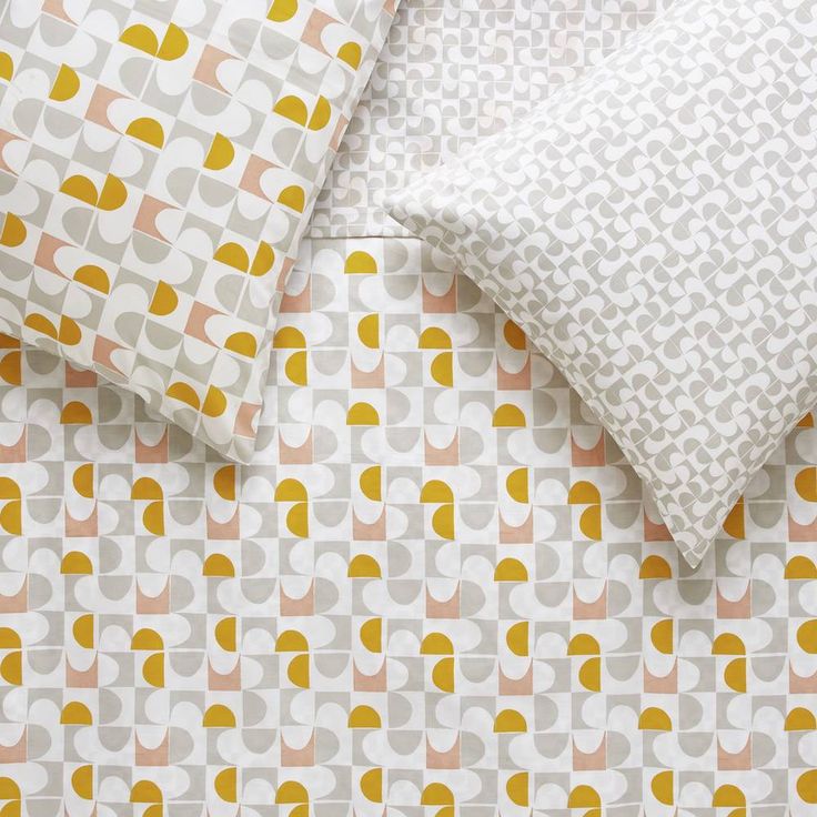 Buy Habitat Rollo Pink & Mustard Bedding Set Single Duvet cover