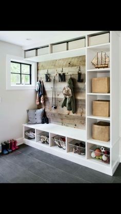 Mudroom/enclosed porch idea