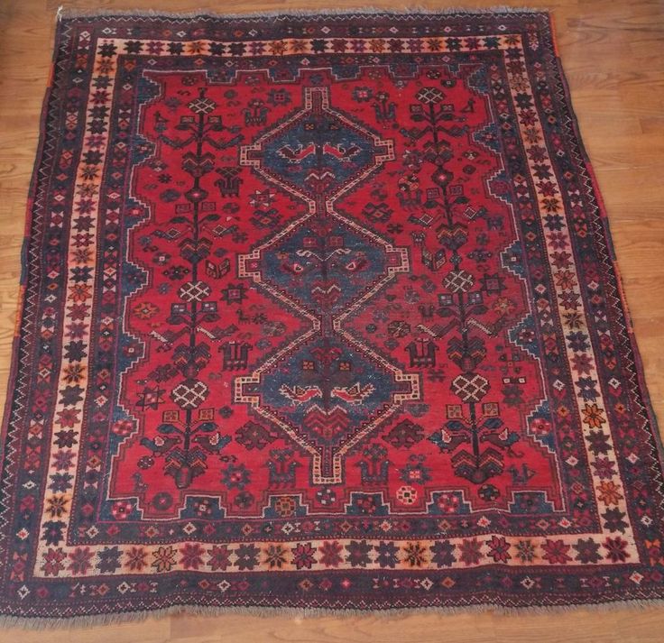 28 Best Hand Knotted Rugs Images On Pinterest 5 X 6 Vintage Kazak Persian Oriental Wool Hand Knotted Area Squares Rug