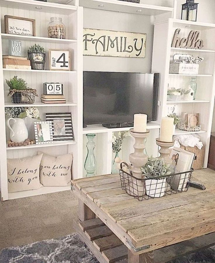43 Elegant Farmhouse Decor Living Room Joanna Gaines Coffee Tables Farmhouse Ideas Farmhouse Decor Living Room Farm House Living Room Living Room Diy