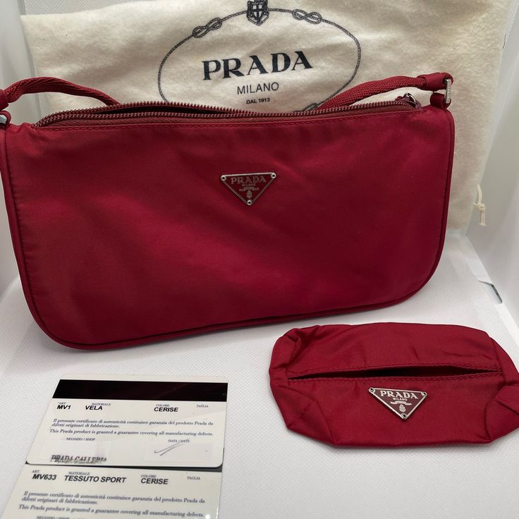 Prada Bags | Vintage Never Used Prada Tessuto Sport
