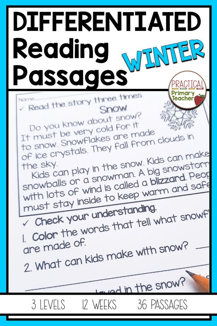 Differentiated Reading Passages And Questions INFORMATIONAL WINTER - Differentiated Reading Passages And Questions INFORMATIONAL WINTER