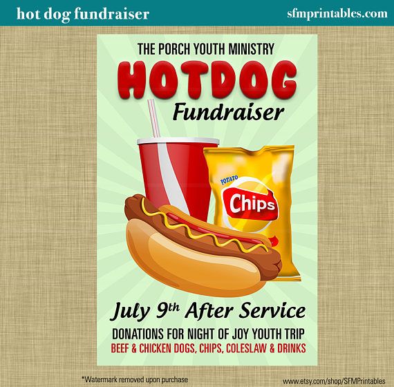 hot chips event hot dog fundraiser dinner bbq invitation poster spring hot chips event hot dog fundraiser dinner bbq invitation poster spring