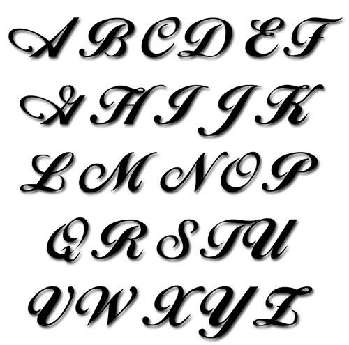 Lettering alphabet, Alphabet stencils, Lettering