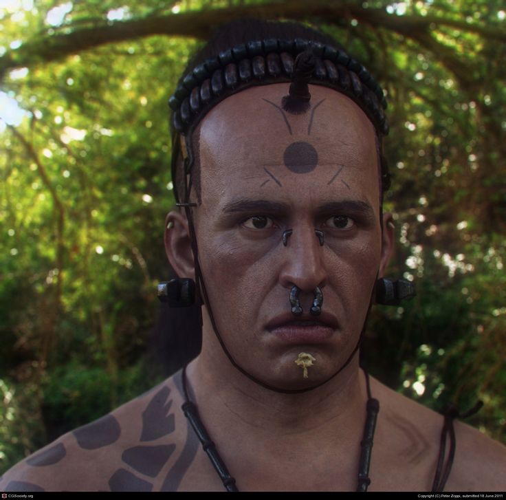 Middle Eye Apocalypto Head Study 2 By Peter Zoppi 3d Art Portfolio Art Arty