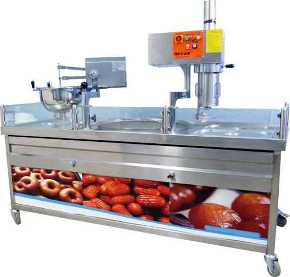 ماكينة عوامة بلح الشام Doughnut Machine 220 V 50 Hz Energy Dough Capacity 7 Kg Cooking Bowl Capacity 25 Lt شحن الى جميع دول العالم يمكنكم التواصل