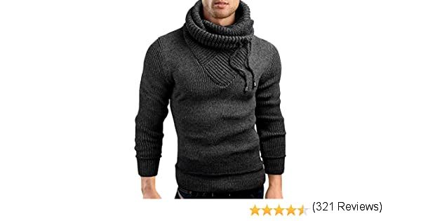 ajustado Grin/&Bear GEC555 Jersey de punto grueso para hombre