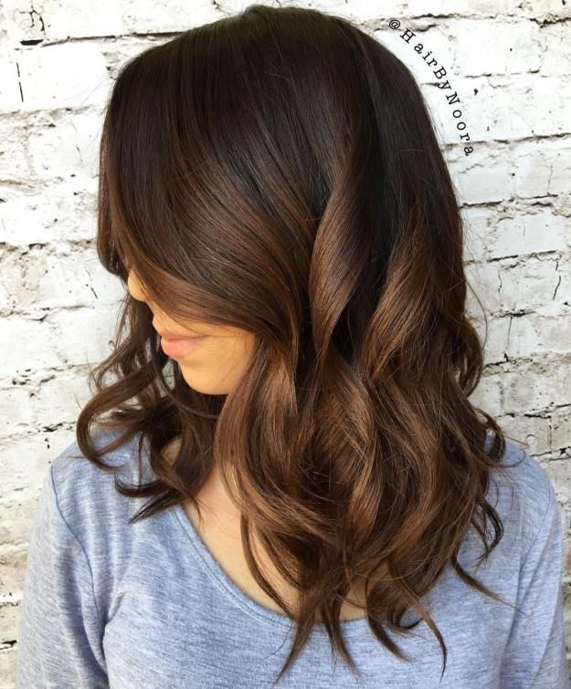 14 best hair brunette images on Pinterest | Hair colours, Hairdos ...