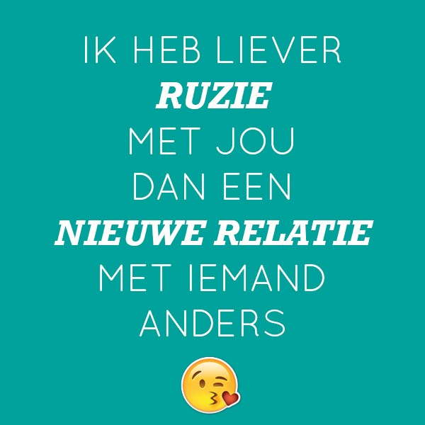 Flirten met iemand anders