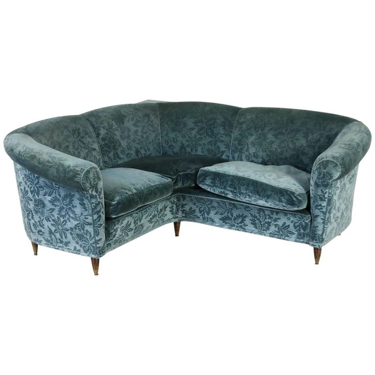 73 Best Vintage Sofas Images On Pinterest Settee Corner Sofa Springs Feathers Velvet Vintage Manufactured In Italy 1940s