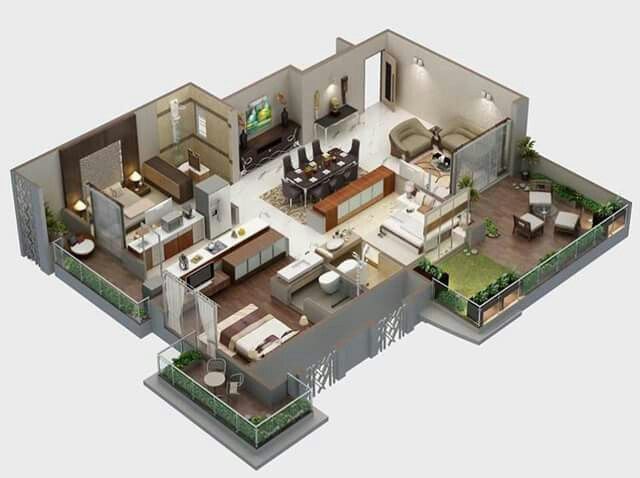 Apartment Design 3d 29 best house: 3d plans images on pinterest | architecture, models Apartment Design 3d 29 best house: 3d plans images on pinterest | architecture, models