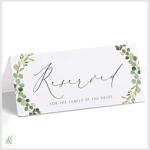 Pack of 10 from Bliss Paper Boutique Reserved Signs for Wedding Reception Table Setting Cards 4x6 Reserved Table Cards Pack of 10 from Bliss Paper Boutique Reserved Signs for Wedding Reception Table Setting Cards 4x6 Reserved Table Cards