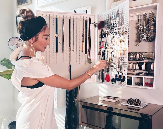 Black Wall Mounted Jewelry Organizer Mirror Frame Not Storage Jewellery Mount - Wall Mounted Jewelry Organizer Mirror Frame Black Wall Mounted Jewelry Organizer Mirror Frame Not Storage Jewellery Mount - Wall Mounted Jewelry Organizer Mirror Frame