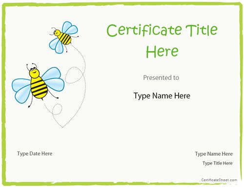printable blank certificates