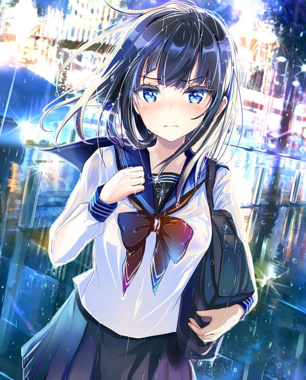 anime girl kawaii school