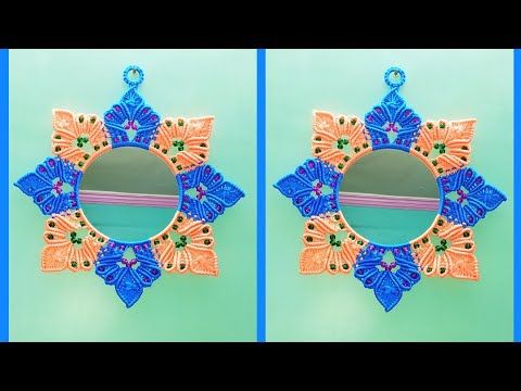Macrame mirror/How to make macrame mirror (Simple design)New - YouTube