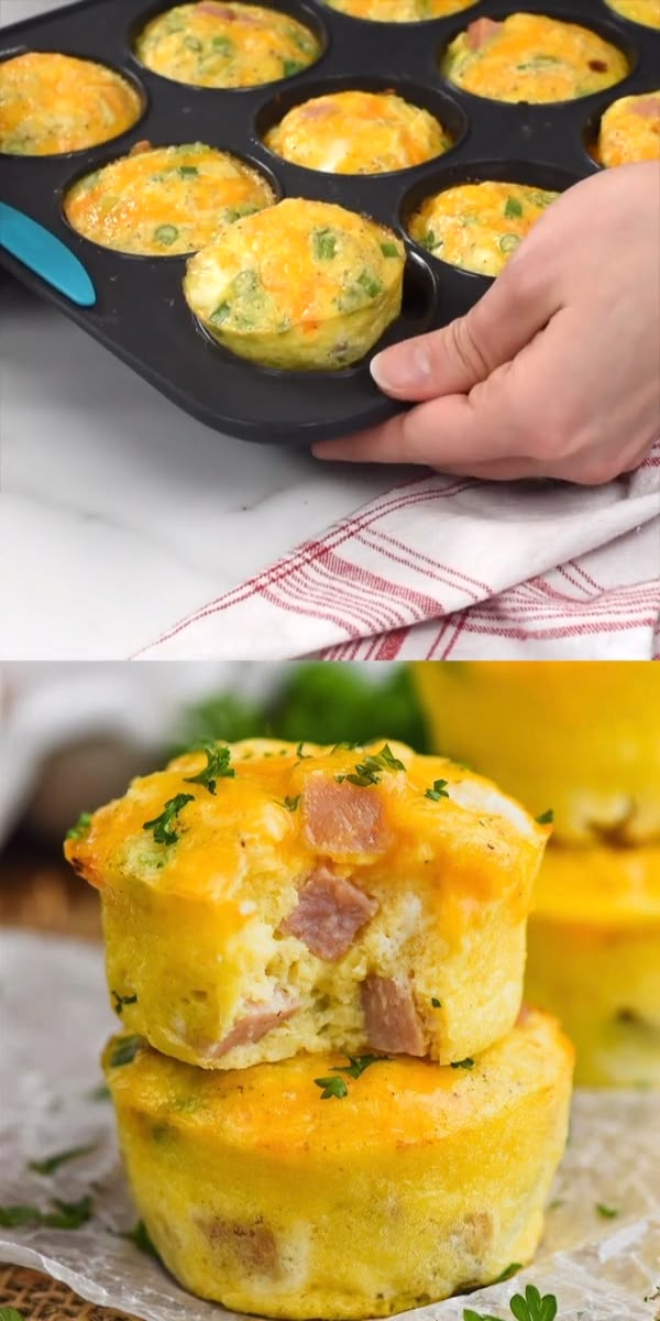Ham and Cheese Egg Muffins