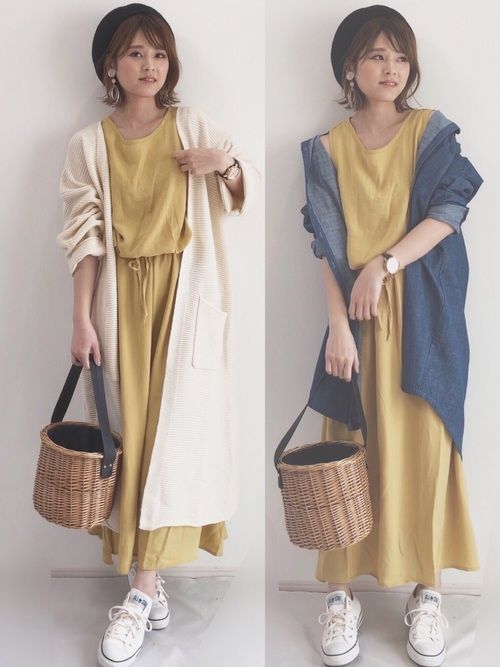 Yun Grlのワンピースを使ったコーディネート Wear ファッション ファッションコーデ ファッションアイデア Yun Grlのワンピースを使ったコーディネート Wear ファッション ファッションコーデ ファッションアイデア