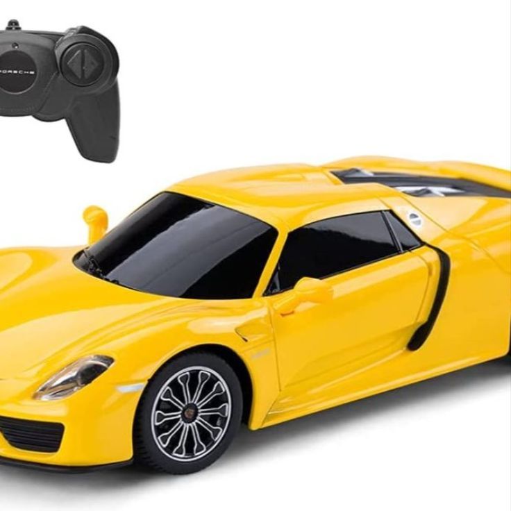 RASTAR Porsche Remote Control Car, 1:24 Scale Porsche 918 Spyder RC Toy