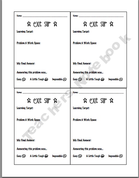 18 best Exit tickets images on Pinterest Classroom ideas, Exit - Exit Ticket Template 18 best Exit tickets images on Pinterest Classroom ideas, Exit - Exit Ticket Template