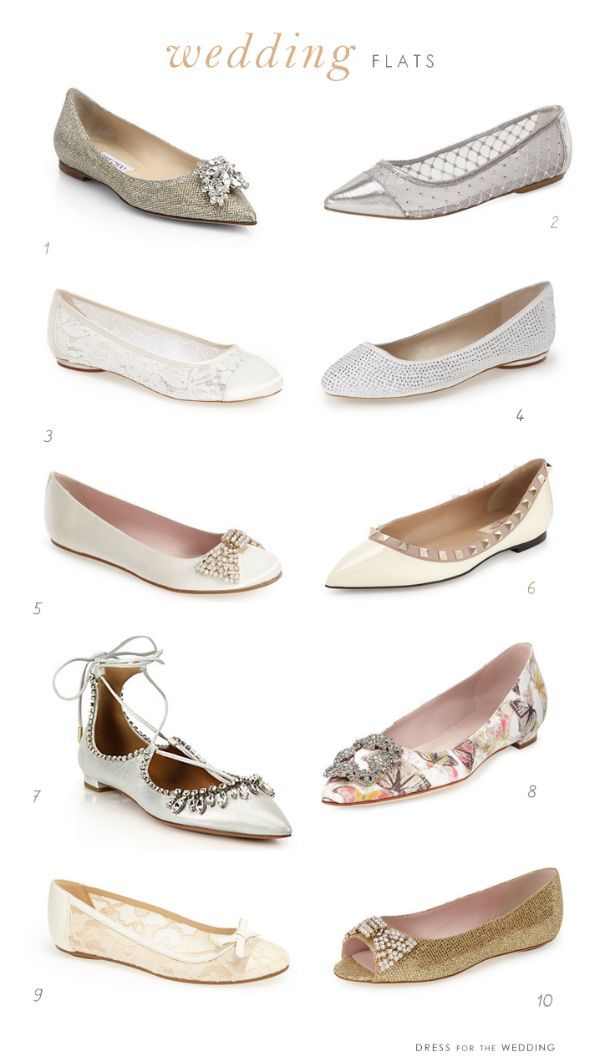 stylish flat shoes for wedding