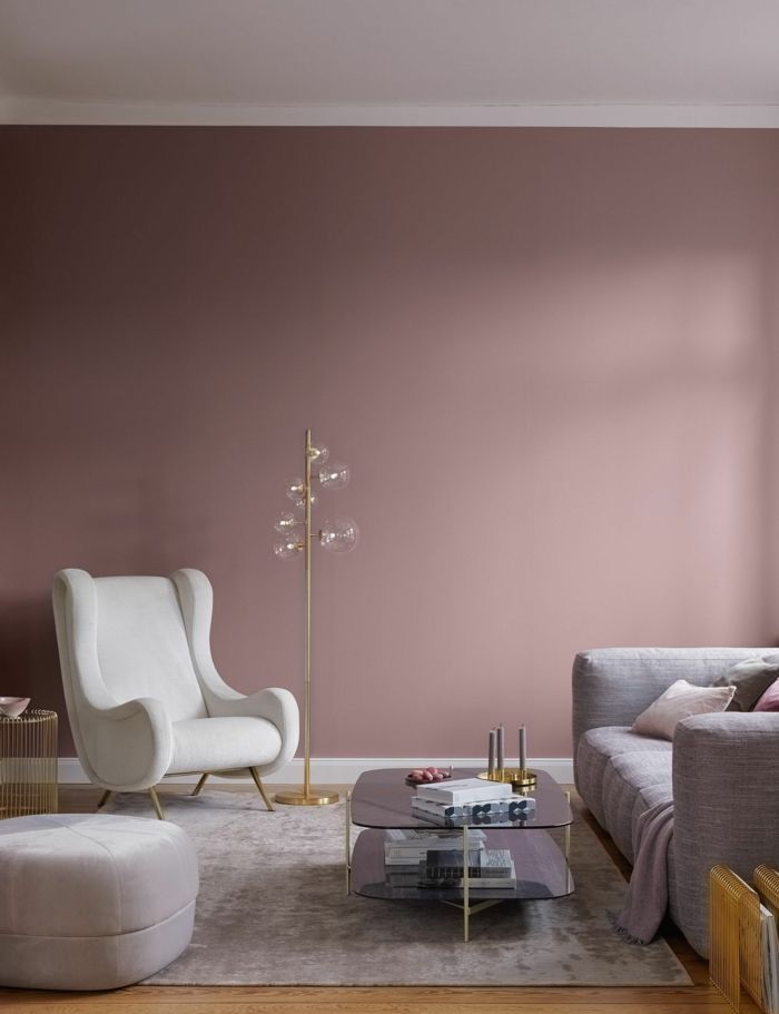 schlafzimmer 1001 Ideen für Bilder für Wandfarbe Altrosa die modern