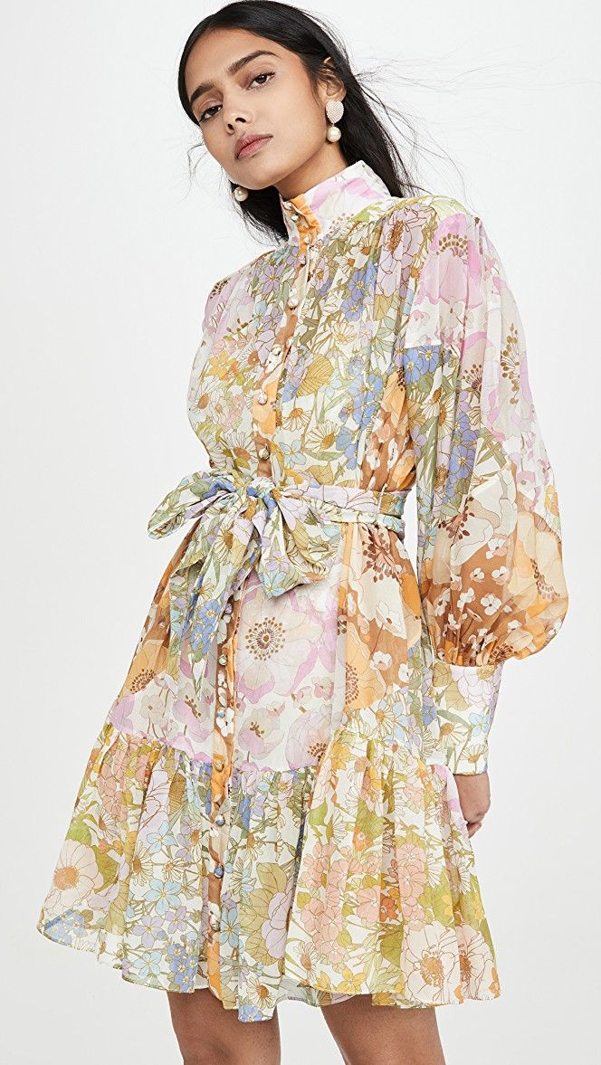 Zimmermann Super Eight Lantern Mini Shopbop Black Friday Save 20 On Orders 200 Designer Outfits Woman Zimmerman Dress Dresses