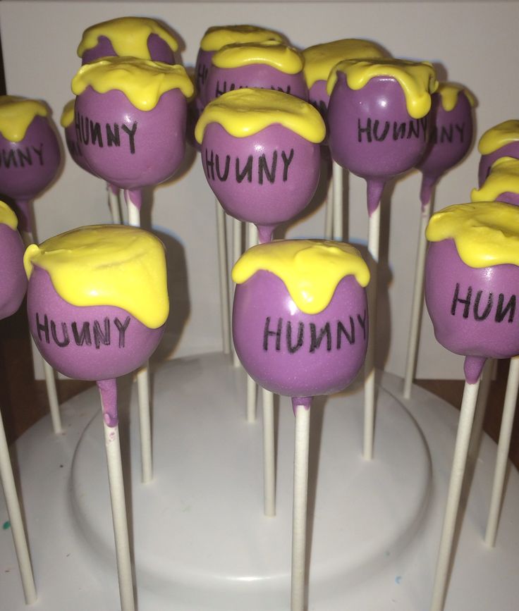 Winnie The Pooh Cake Pops Winnie The Pooh Cake Pops
