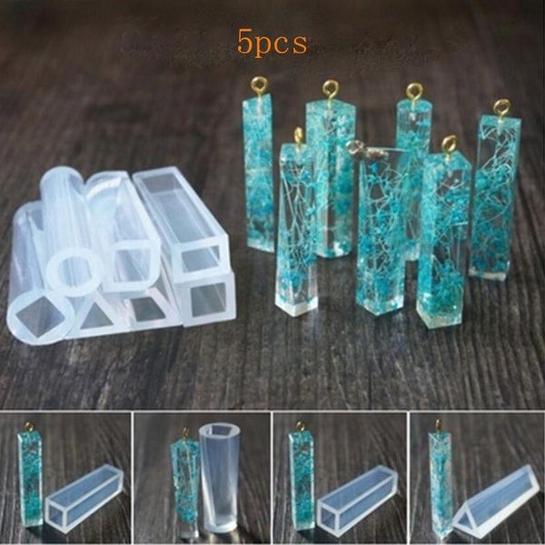 Resin Crafts Resin Mold Silicone Mould Gem Pendant Molds Jewelry Making Tools