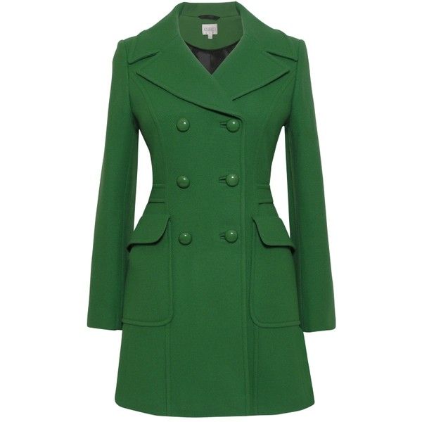 Kaliko Tailored Pea Coat Bright Green Polyvore Clothes Design Kaliko Tailored Pea Coat Bright Green, Tailored Pea Coat Womens
