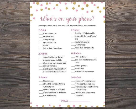baby shower planning app
