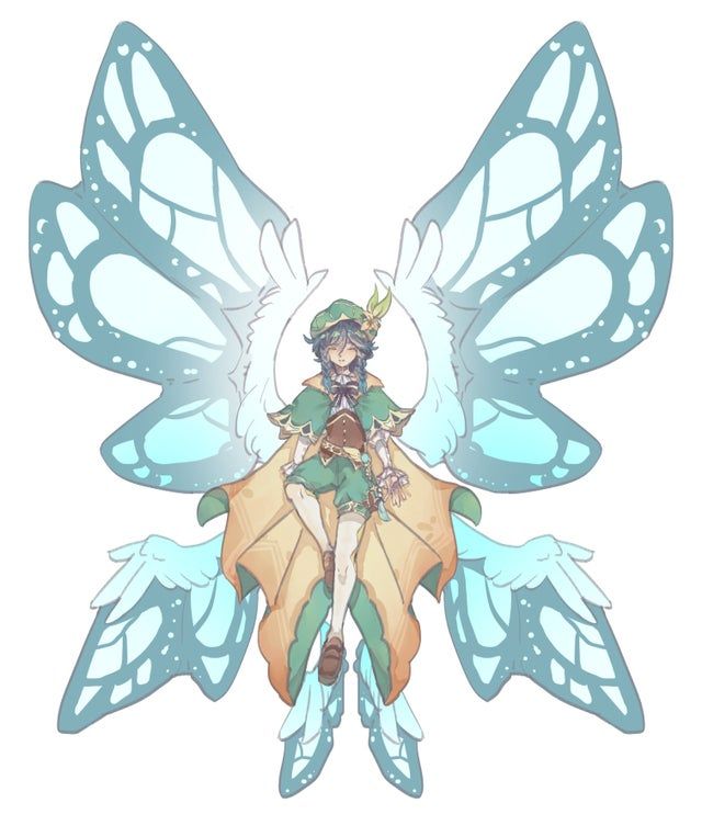 I drew Venti~ - Genshin_Impact | Character design, Drawings, Character