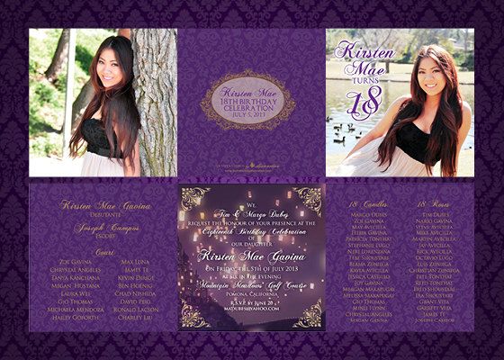 5x5 trifold debut 18th birthday invitations by sample invitation text