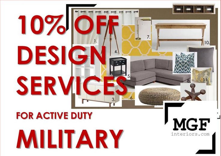 MGF Interiors in Richmond Hill, GA offers a MilitaryDiscount MGF Interiors in Richmond Hill, GA offers a MilitaryDiscount