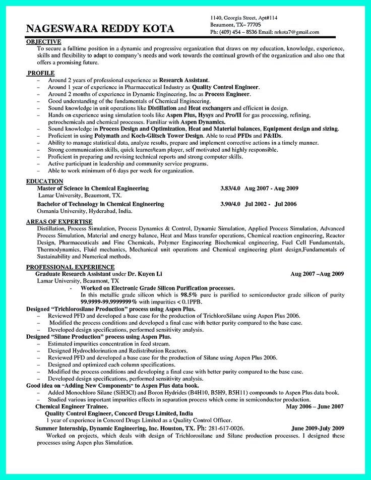 See more HERE: https://www.sunfrog.com/search/?53507&search=Chemical+Engineer Objectives of the job are very important. You need to mention some necessary objectives when writing Chemical Engineering Resume. One example is writi... chemical process engineer resume sample and resume for chemical engineering