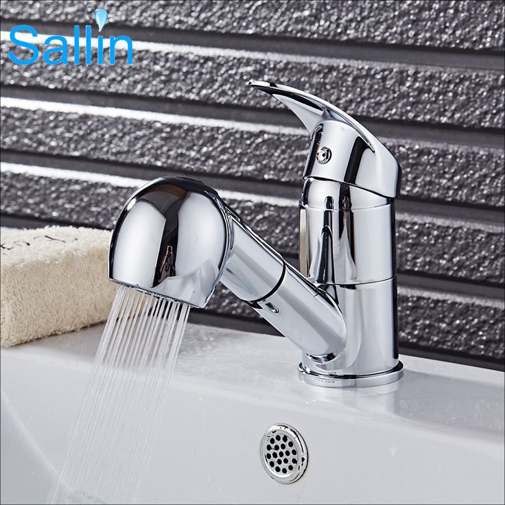 Brushed Nickel Pull Out Kitchen Mixer Tap 360 Swivel Spray Shower Head Pull Out Kitchen Sink Tap Cold And Hot Shower Heads Kitchen Mixer Taps Kitchen Sink Taps