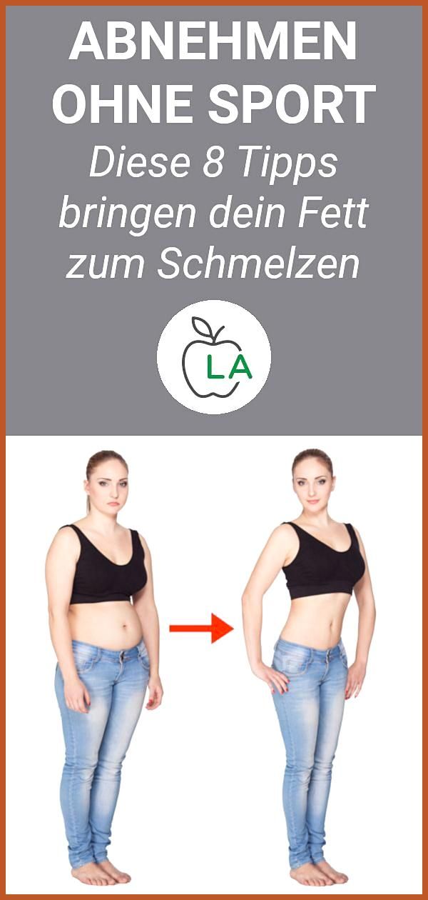 effektiv abnehmen ohne sport