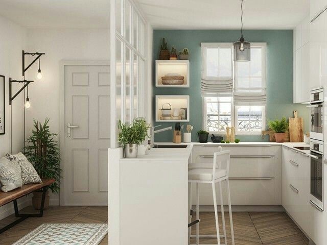 Epingle Sur Cocina Creer Une Entree Dans Un Salon