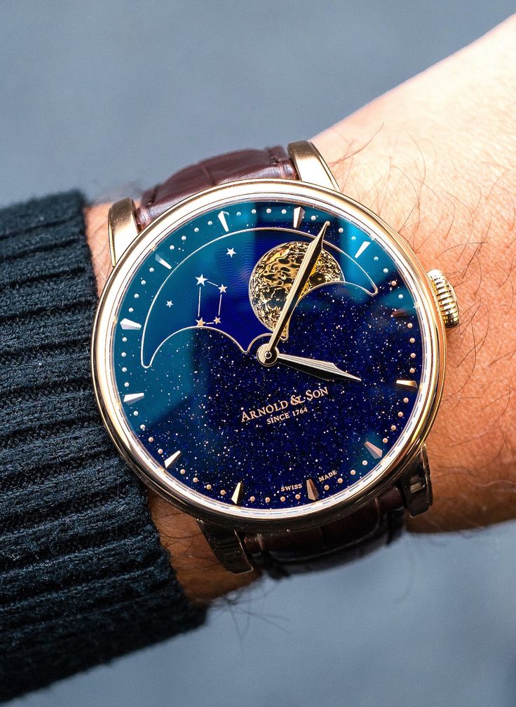 Arnold & Son HM Perpetual Moon Aventurine Watch Hands-On Hands-On