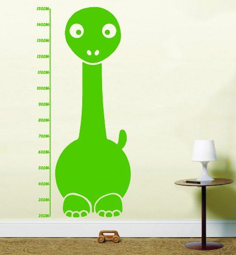 dinosaur kids height chart vinyl wall art stickers lswa1