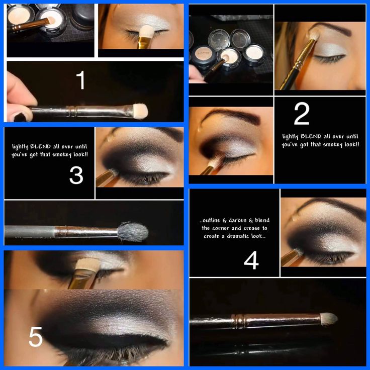Silver Smoky Eye | Silver smoky eye, Smoky eye, Dramatic look
