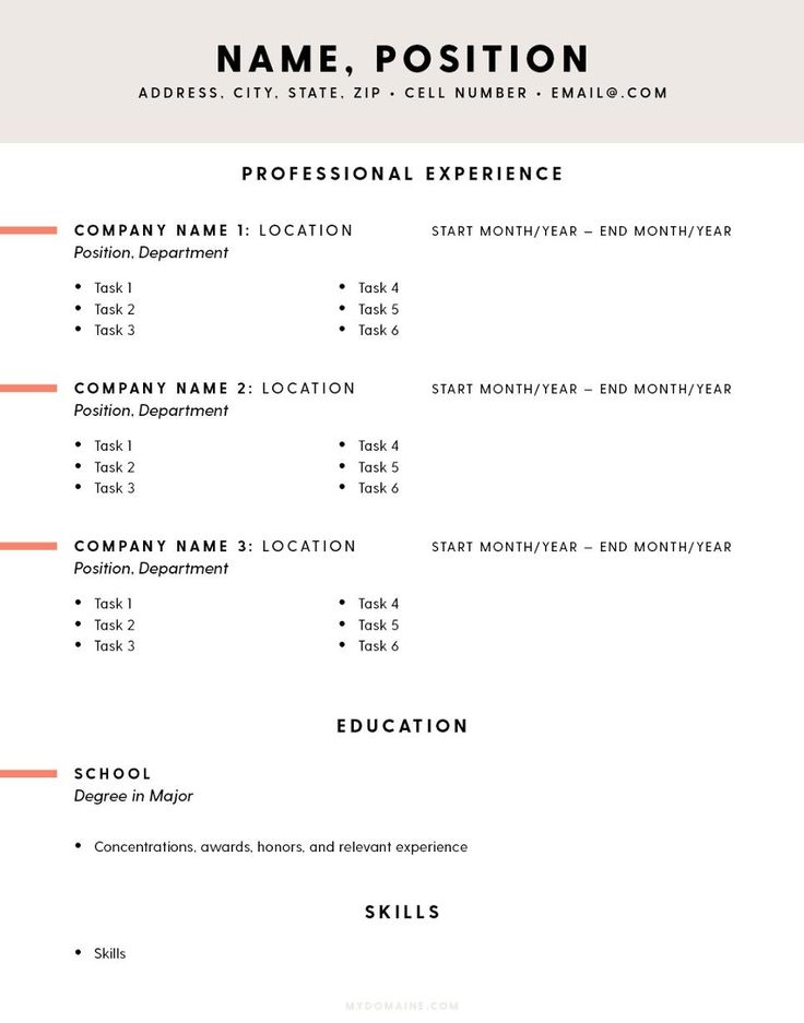 If you have to update your résumé and cover letter, make things easier on yourself with these easy templates.