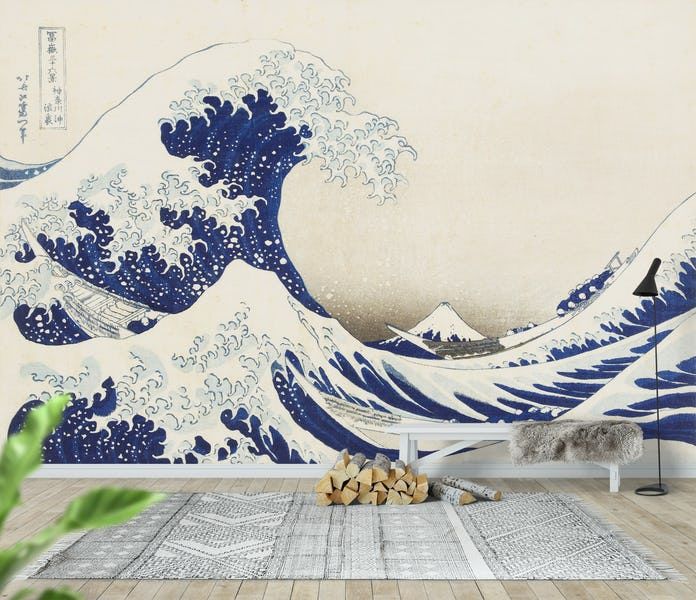 The great wave Wallpaper Waves wallpaper Wall murals Mural The great wave Wallpaper Waves wallpaper Wall murals Mural