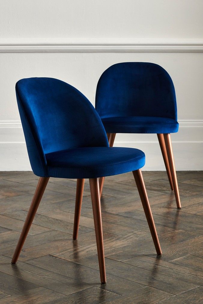 Pin By Mutuzo On Interior Decor Dining Chairs Velvet Walnut Chair Velvet Dining Chairs, Navy Blue Leather Dining Chairs Uk