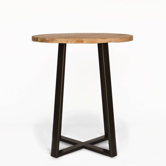 High Top Dining Table Bar Height Round Made With Reclaimed Wood And Pedestal Base Choo Pub High Top Dining Table Bar Height Round, Round Pub Table Bar Height