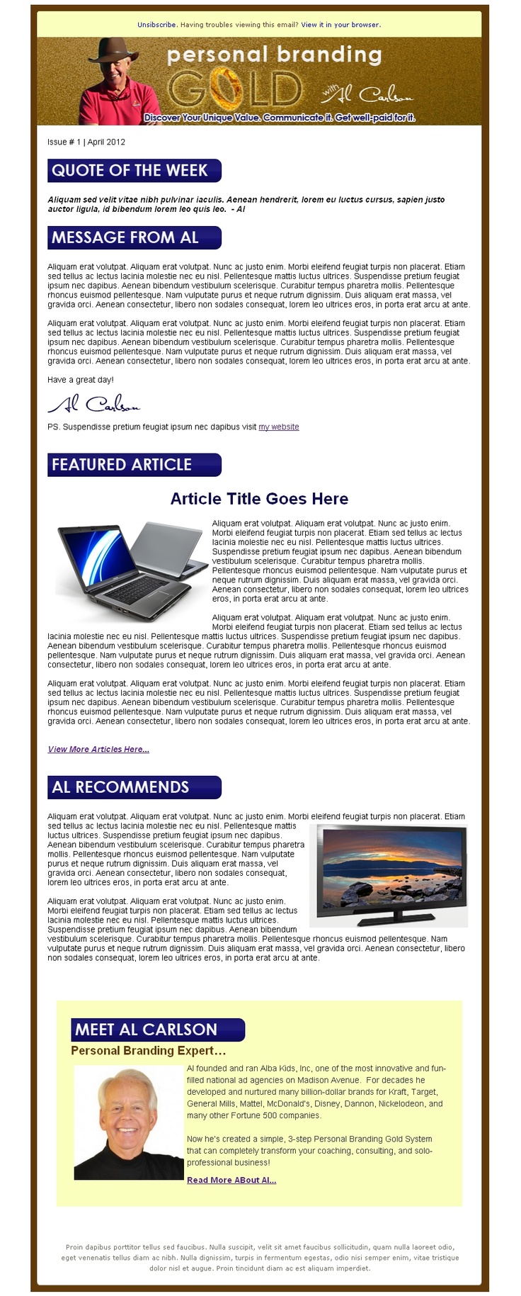 22 Best My Portfolio Images On Pinterest My Portfolio Balanced Life And Dream Big Aweber Newsletter Templates