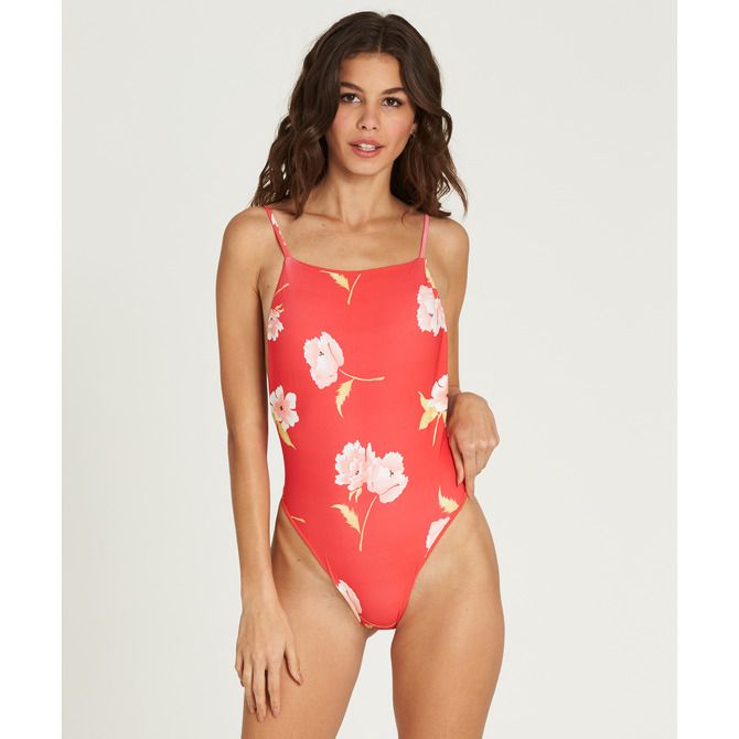 Billabong Womens Floral Dawn One Piece Swimsuit