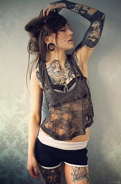 The Complete full front body tattoos on naked girls And Complete full front body tattoos on naked girls