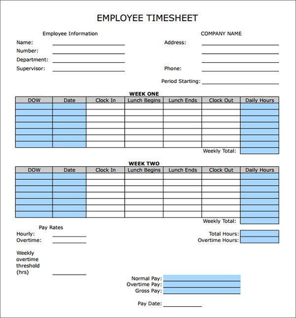 time sheet calculator templates download free documents pdf here preview the quot weekly timesheet portrait form